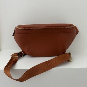 Kamrette Brown Leather Belt Bag